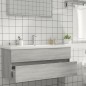 Mobile Lavabo Grigio Sonoma 100x38,5x45 cm in Legno Multistrato Mobile Lavabo Grigio Sonoma 100x38,5x45 cm in Legno Multistrato