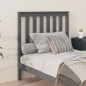 Testiera per Letto Grigia 96x6x101 cm in Legno Massello di Pino Testiera per Letto Grigia 96x6x101 cm in Legno Massello di Pino