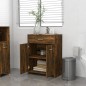 Armadietto Bagno Rovere Fumo 60x33x80 cm Legno Ingegnerizzato Armadietto Bagno Rovere Fumo 60x33x80 cm Legno Ingegnerizzato