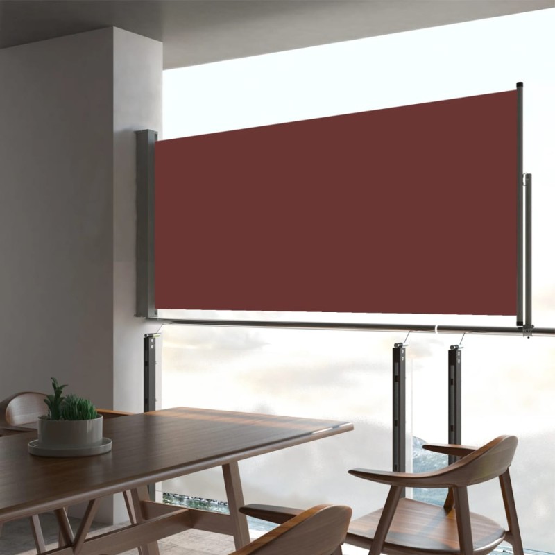 Tenda Laterale Retrattile per Patio 60x300 cm Marrone Tenda Laterale Retrattile per Patio 60x300 cm Marrone
