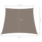 Parasole a Vela in Tela Oxford a Trapezio 3/5x4 m Tortora Parasole a Vela in Tela Oxford a Trapezio 3/5x4 m Tortora