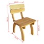 Sedie da Giardino 2 pz in Legno di Pino Impregnato Sedie da Giardino 2 pz in Legno di Pino Impregnato