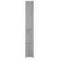 Armadietto Bagno Grigio Sonoma 25x25x170cm Legno Ingegnerizzato Armadietto Bagno Grigio Sonoma 25x25x170cm Legno Ingegnerizzato