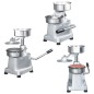 Pressa per Hamburger con 500 Fogli Carta Cerata Alluminio 13 cm Pressa per Hamburger con 500 Fogli Carta Cerata Alluminio 13 cm