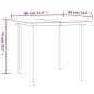 Set Pranzo da Giardino 5pz con Cuscini in Polyrattan e Acciaio Set Pranzo da Giardino 5pz con Cuscini in Polyrattan e Acciaio