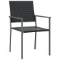 Set da Pranzo da Giardino 7 pz in Polyrattan e Acciaio Set da Pranzo da Giardino 7 pz in Polyrattan e Acciaio