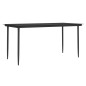 Set Pranzo da Giardino 5pz con Cuscini in Polyrattan e Acciaio Set Pranzo da Giardino 5pz con Cuscini in Polyrattan e Acciaio