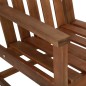 Sedie da Giardino 2 pz in Legno Massello d'Acacia Sedie da Giardino 2 pz in Legno Massello d'Acacia