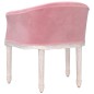 Sedia da Pranzo Rosa in Velluto Sedia da Pranzo Rosa in Velluto