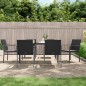 vidaXL Set Pranzo da Giardino 7 pz con Cuscini in Polyrattan e Acciaio vidaXL Set Pranzo da Giardino 7 pz con Cuscini in Polyrattan e Acciaio