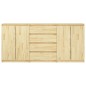 Credenze 3 pz in Legno Massello di Pino Credenze 3 pz in Legno Massello di Pino