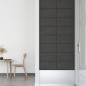 Pannelli Murali 12 pz Grigio Scuro 60x30 cm in Tessuto 2,16 m² Pannelli Murali 12 pz Grigio Scuro 60x30 cm in Tessuto 2,16 m²