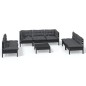Set Divani da Giardino 8 pz con Cuscini Legno Massello di Pino Set Divani da Giardino 8 pz con Cuscini Legno Massello di Pino