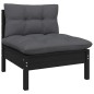Set Divani da Giardino 9 pz con Cuscini Legno Massello di Pino Set Divani da Giardino 9 pz con Cuscini Legno Massello di Pino