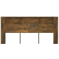 Testiera con Scomparti Rovere Fumo 220x18,5x104,5 cm Testiera con Scomparti Rovere Fumo 220x18,5x104,5 cm