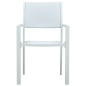 Set Mobili da Pranzo per Giardino 7 pz Nero e Bianco Set Mobili da Pranzo per Giardino 7 pz Nero e Bianco
