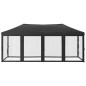 Tenda per Feste Pieghevole con Pareti Laterali Antracite 3x6 m Tenda per Feste Pieghevole con Pareti Laterali Antracite 3x6 m