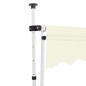 Tenda da Sole Retrattile Manuale 200 cm Crema Tenda da Sole Retrattile Manuale 200 cm Crema