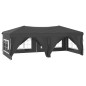 Tenda per Feste Pieghevole con Pareti Laterali Antracite 3x6 m Tenda per Feste Pieghevole con Pareti Laterali Antracite 3x6 m