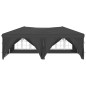 Tenda per Feste Pieghevole con Pareti Laterali Antracite 3x6 m Tenda per Feste Pieghevole con Pareti Laterali Antracite 3x6 m