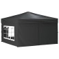 Tenda per Feste Pieghevole con Pareti Laterali Antracite 3x3 m Tenda per Feste Pieghevole con Pareti Laterali Antracite 3x3 m