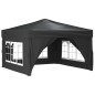 Tenda per Feste Pieghevole con Pareti Laterali Antracite 3x3 m Tenda per Feste Pieghevole con Pareti Laterali Antracite 3x3 m