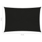 Vela Parasole 160 g/m² Nera 3x4 m in HDPE Vela Parasole 160 g/m² Nera 3x4 m in HDPE