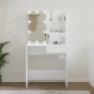 Toeletta con LED Bianca 74,5x40x141 cm Toeletta con LED Bianca 74,5x40x141 cm