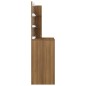 Toeletta con LED Rovere Marrone 74,5x40x141 cm Toeletta con LED Rovere Marrone 74,5x40x141 cm