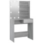 Toeletta con LED Grigio Sonoma 74,5x40x141 cm Toeletta con LED Grigio Sonoma 74,5x40x141 cm