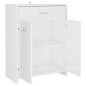 Armadio da Bagno Bianco Lucido 60x33x80 cm in Truciolato Armadio da Bagno Bianco Lucido 60x33x80 cm in Truciolato