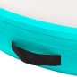 Tappetino Ginnastica Gonfiabile e Pompa 100x100x10cm PVC Verde Tappetino Ginnastica Gonfiabile e Pompa 100x100x10cm PVC Verde