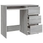 Scrivania Grigio Sonoma 90x45x76 cm in Legno Multistrato Scrivania Grigio Sonoma 90x45x76 cm in Legno Multistrato