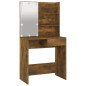 vidaXL Toeletta con LED Rovere Fumo 74,5x40x141 cm vidaXL Toeletta con LED Rovere Fumo 74,5x40x141 cm