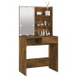 vidaXL Toeletta con LED Rovere Fumo 74,5x40x141 cm vidaXL Toeletta con LED Rovere Fumo 74,5x40x141 cm