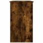 Scrivania Rovere Fumo 90x45x76 cm in Legno Multistrato