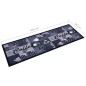 Tappetino da Cucina Lavabile Caffè Blu 60x300 cm Tappetino da Cucina Lavabile Caffè Blu 60x300 cm