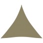 Parasole a Vela Oxford Triangolare 4,5x4,5x4,5 m Beige