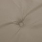 Cuscini per Sedie Alte 2 pz Tortora 120x50x3 cm in Tessuto Cuscini per Sedie Alte 2 pz Tortora 120x50x3 cm in Tessuto