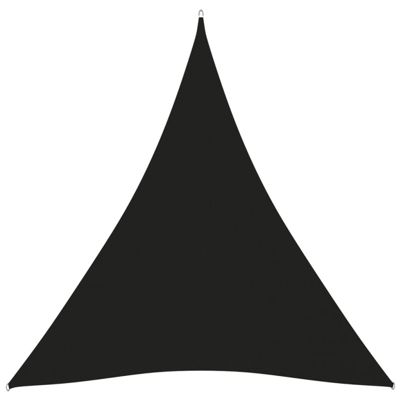 Parasole a Vela Oxford Triangolare 4x5x5 m Nero Parasole a Vela Oxford Triangolare 4x5x5 m Nero