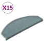 Tappetini per Scale 15 pz Blu 65x24x4 cm Tappetini per Scale 15 pz Blu 65x24x4 cm