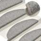 Tappetini per Scale 15 pz Grigio Chiaro 65x24x4 cm Tappetini per Scale 15 pz Grigio Chiaro 65x24x4 cm