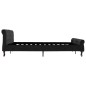 vidaXL Giroletto Nero in Velluto 180x200 cm vidaXL Giroletto Nero in Velluto 180x200 cm