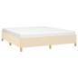 Giroletto a Molle Crema 160x200 cm in Tessuto Giroletto a Molle Crema 160x200 cm in Tessuto