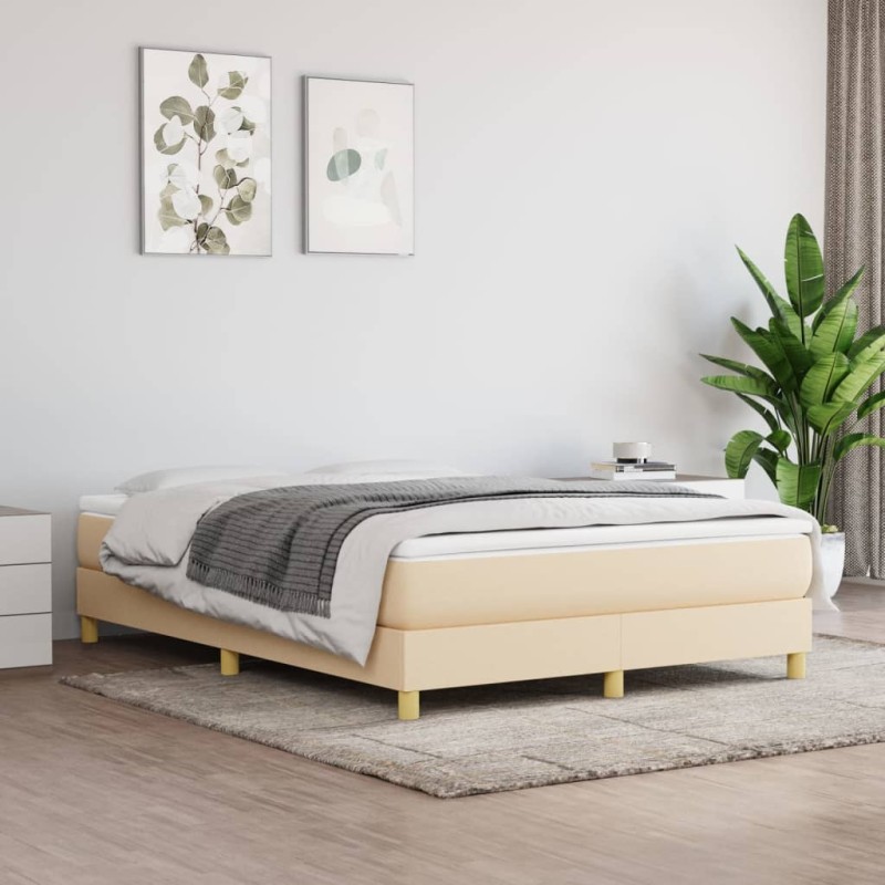 Giroletto a Molle Crema 140x190 cm in Tessuto Giroletto a Molle Crema 140x190 cm in Tessuto
