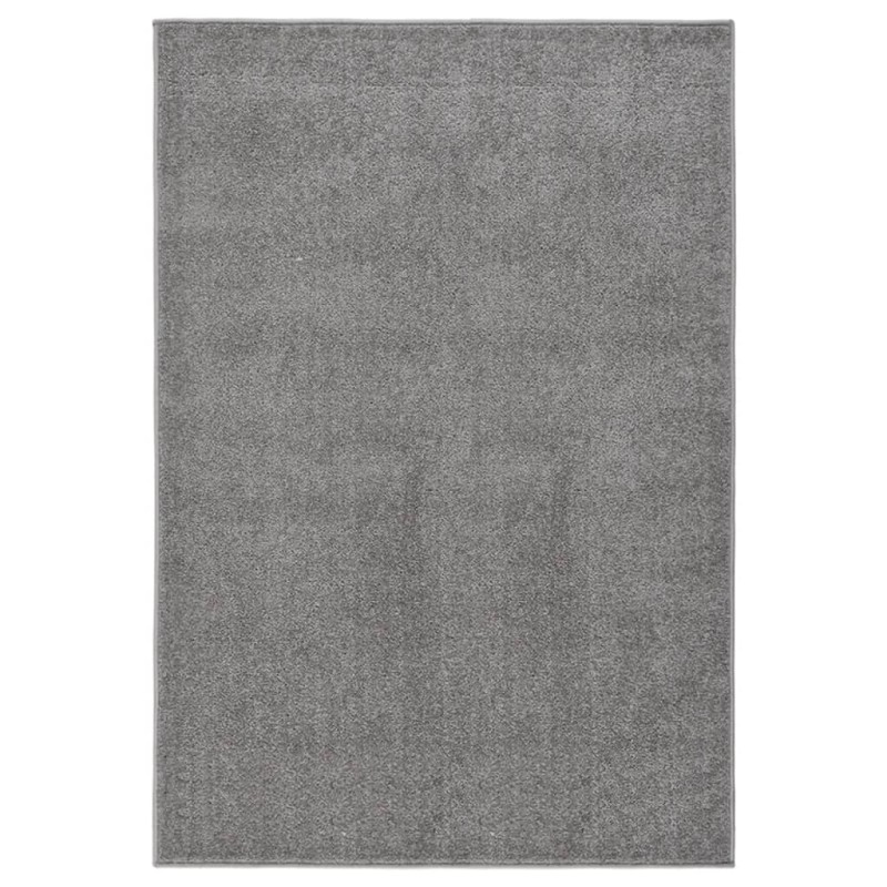 Tappeto a Pelo Corto 160x230 cm Grigio Tappeto a Pelo Corto 160x230 cm Grigio