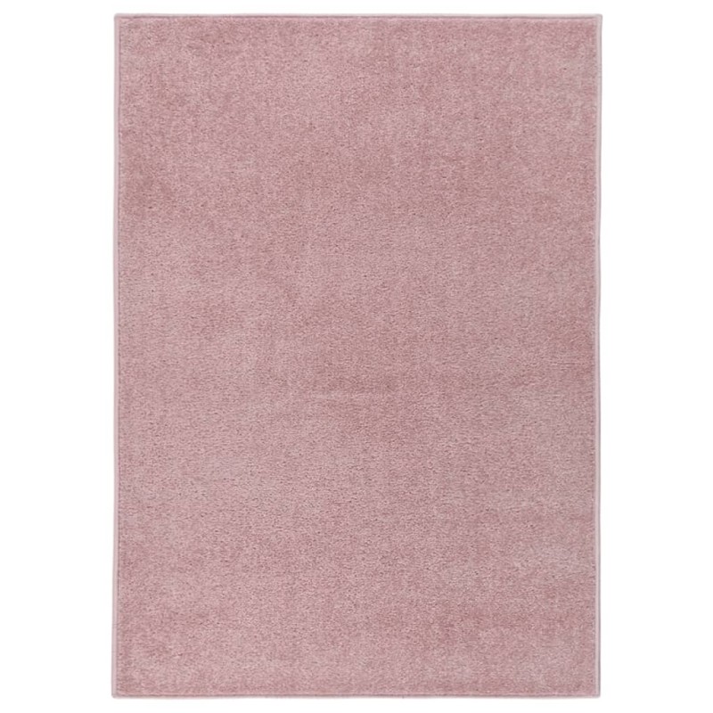 Tappeto a Pelo Corto 140x200 cm Rosa Tappeto a Pelo Corto 140x200 cm Rosa
