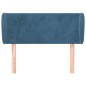 Testiera ad Orecchio Blu Scuro 93x23x78/88 cm in Velluto Testiera ad Orecchio Blu Scuro 93x23x78/88 cm in Velluto