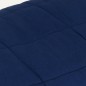 Coperta Ponderata Blu 200x220 cm 9 kg Tessuto Coperta Ponderata Blu 200x220 cm 9 kg Tessuto