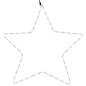 Figura Stella Natalizia con 48 LED Bianco Caldo 56 cm Figura Stella Natalizia con 48 LED Bianco Caldo 56 cm